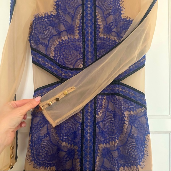 Three Floor China Blue Dress in Medium - Picture 10 of 16